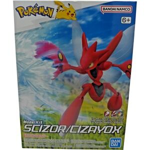 Bandai Namco Pokemon Model Kit Scizor Cizayox Easy Snap Build Figure